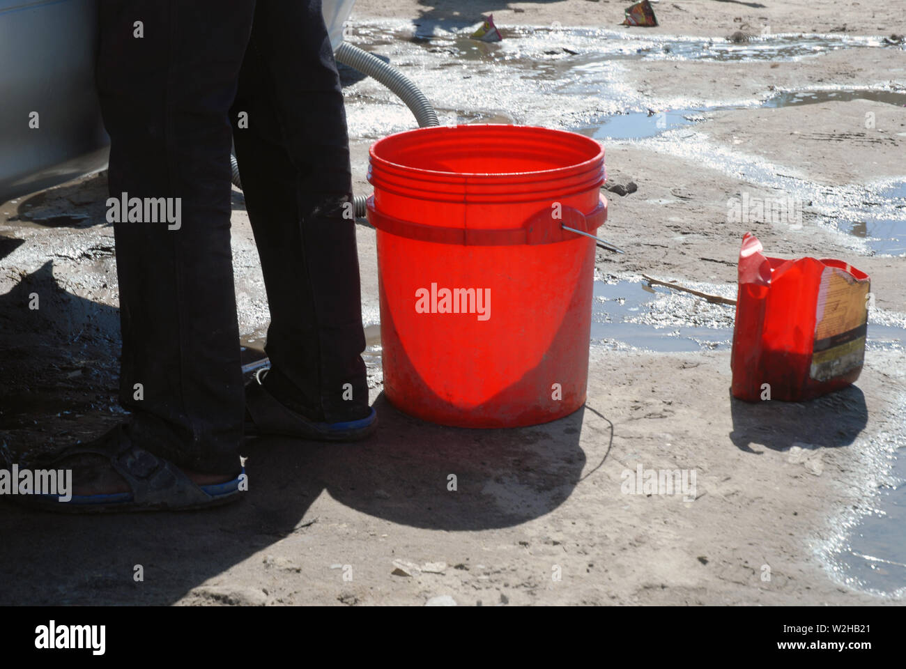 Local car wash, Mwandi, Zambia, Africa Stock Photo Alamy