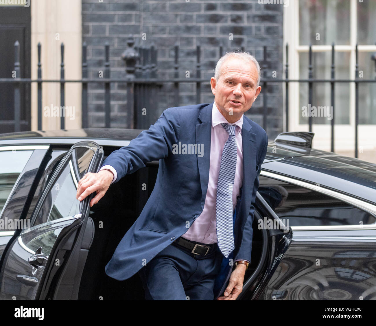 London, UK. 9th July 2019,  David Lidington MP PC, Cabinet minister arrives at a Cabinet meeting at 10 Downing Street, London Credit Ian Davidson/Alamy Live News Stock Photo