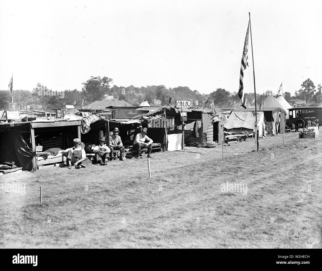 Bonus Army camp, Anacostia, Washington, D.C.? ca. 1932 Stock Photo - Alamy
