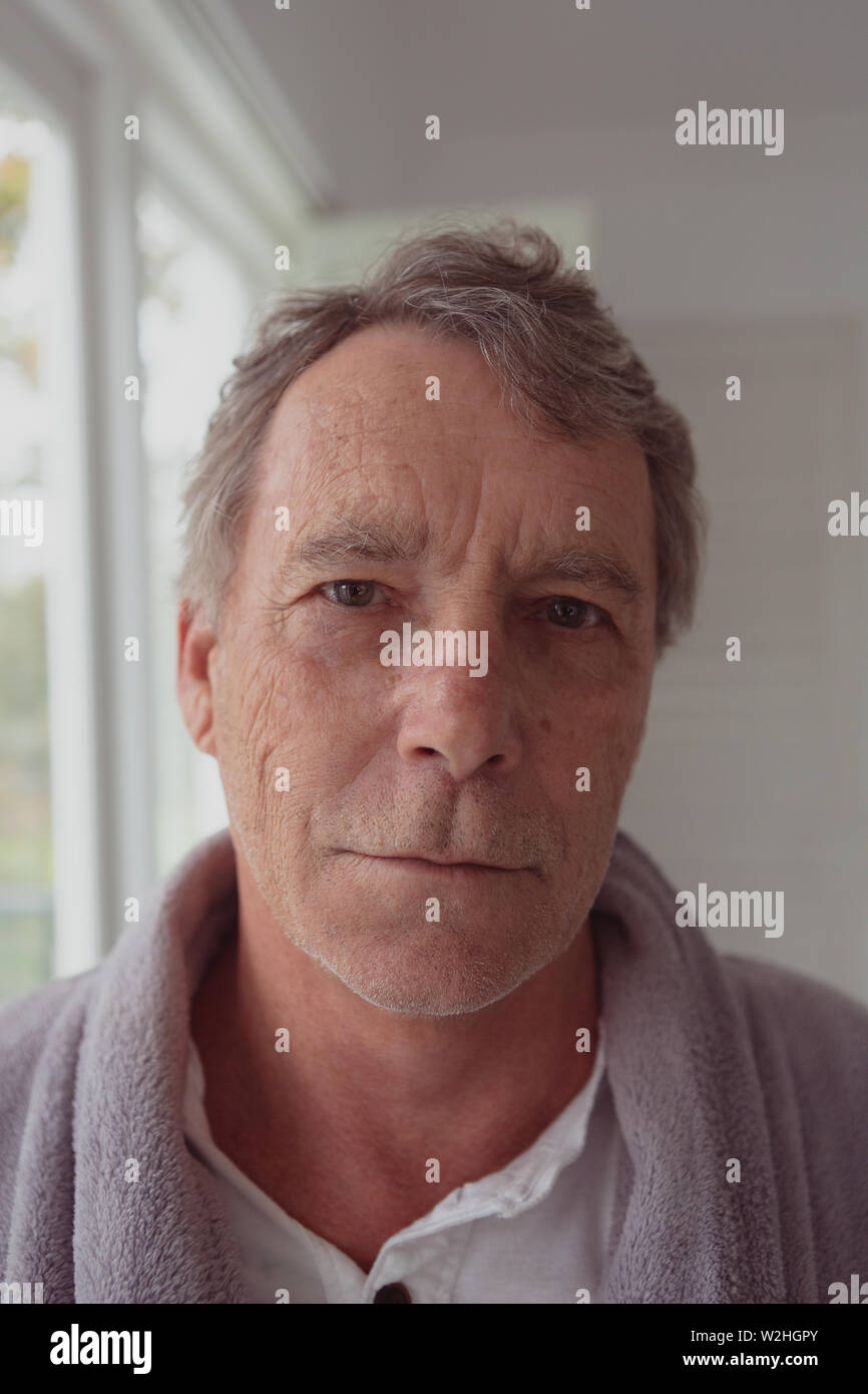 Senior caucasian man home hi-res stock photography and images - Alamy