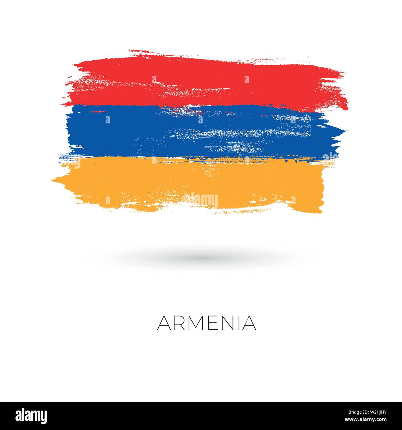 Armenia brush stroke hi-res stock photography and images - Alamy