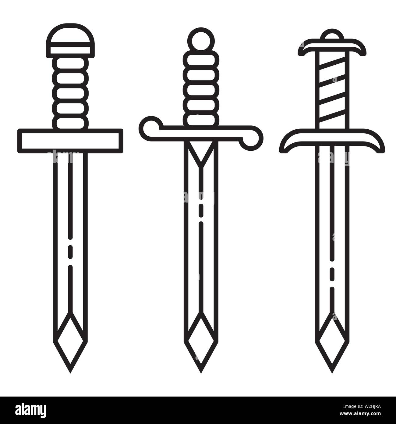 Sword Icon High Resolution Stock Photography and Images - Alamy