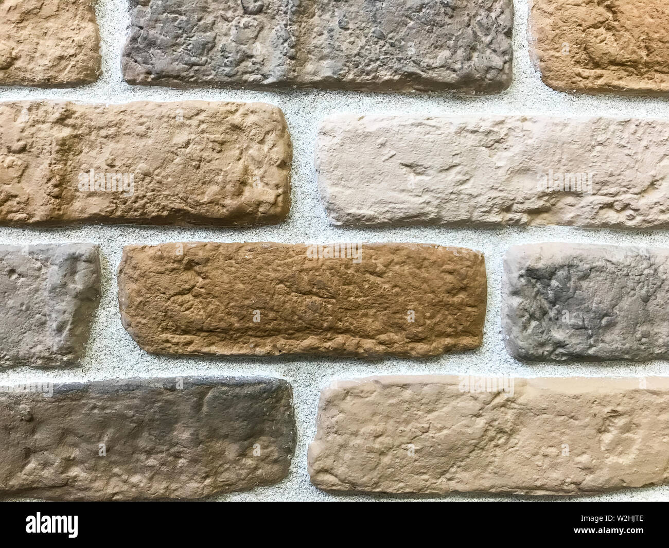 Background, drawing, texture of artificial stone. Stock Photo