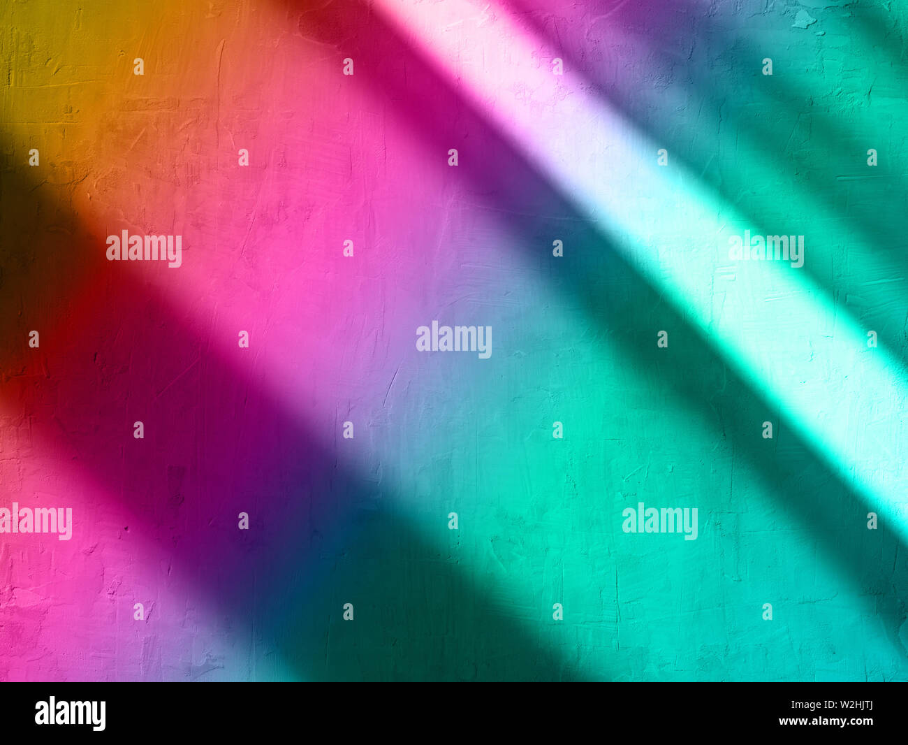 Colorful neon gradient background with shadow from flowers Stock Photo ...