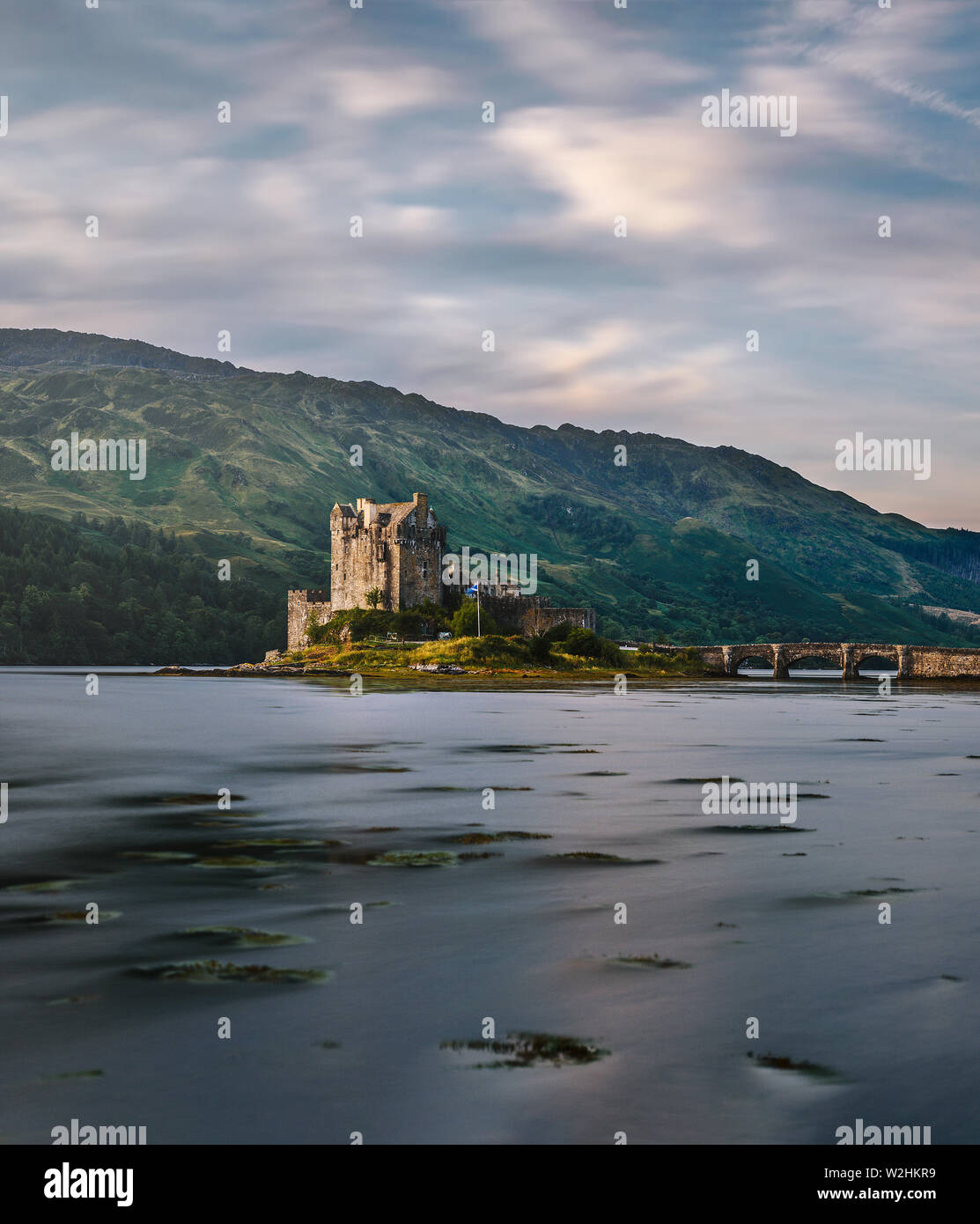 Eilean Donan Castle in Scotland Stock Photo