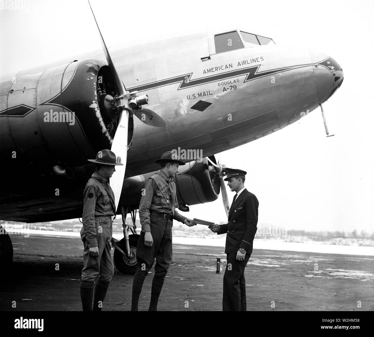 American airlines Black and White Stock Photos & Images - Alamy
