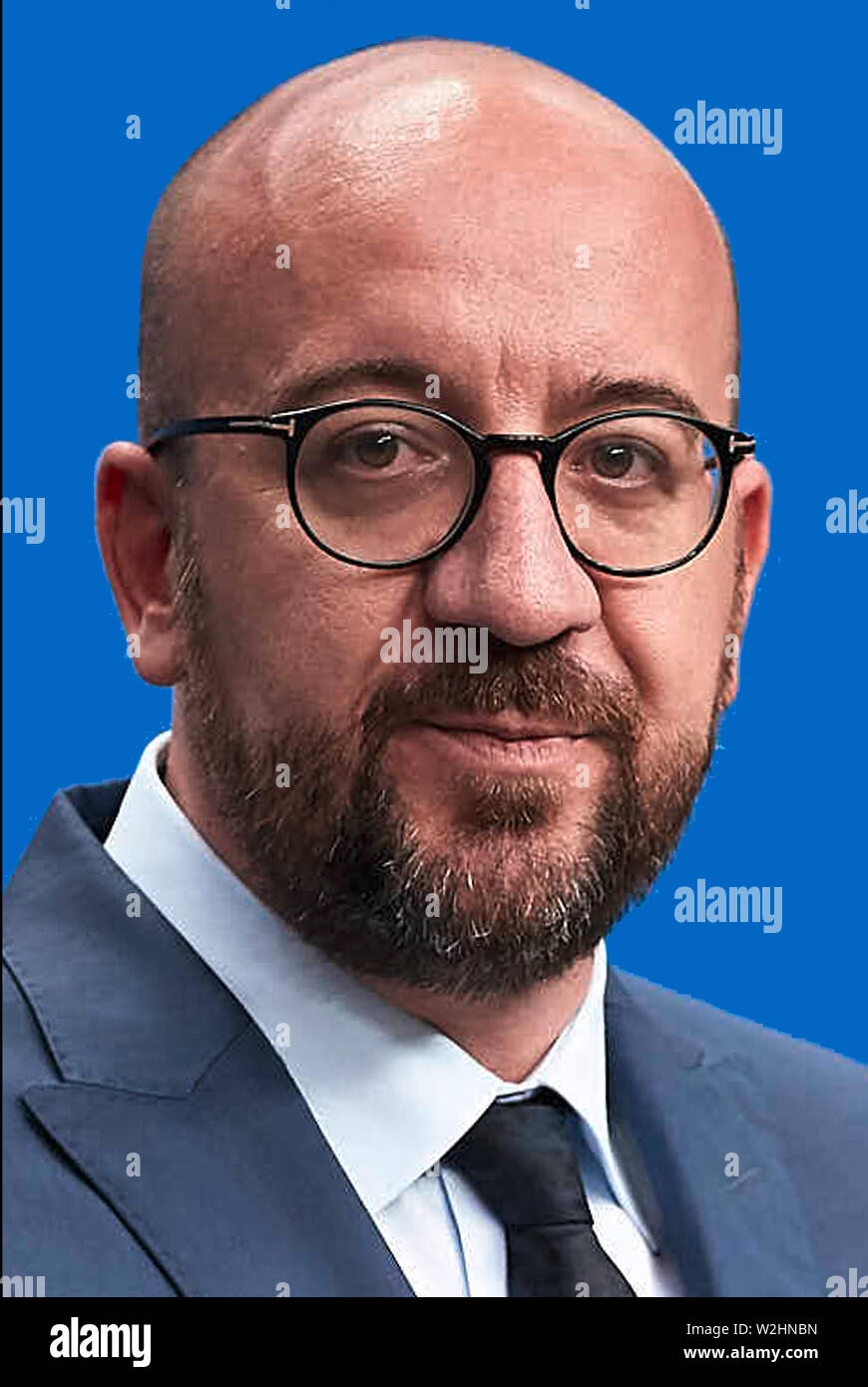 Charles Michel *21.12.1975 - Belgian politician of the liberal party Mouvement Reformateur MR and 51st Prime Minister of Belgium. Stock Photo