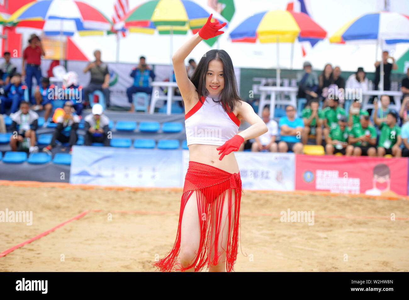 July 9 19 Shandong Shandong China Shandong China July 9 19 The 19 Asian Beach Rattan Championship Kicked Off At Golden Beach Beer City West Coast New District Qingdao