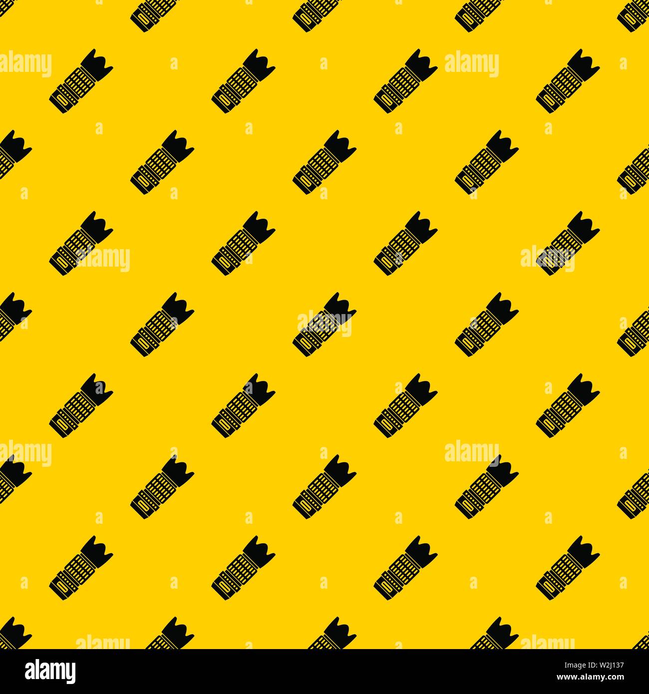 Interchangeable lens for camera pattern vector Stock Vector