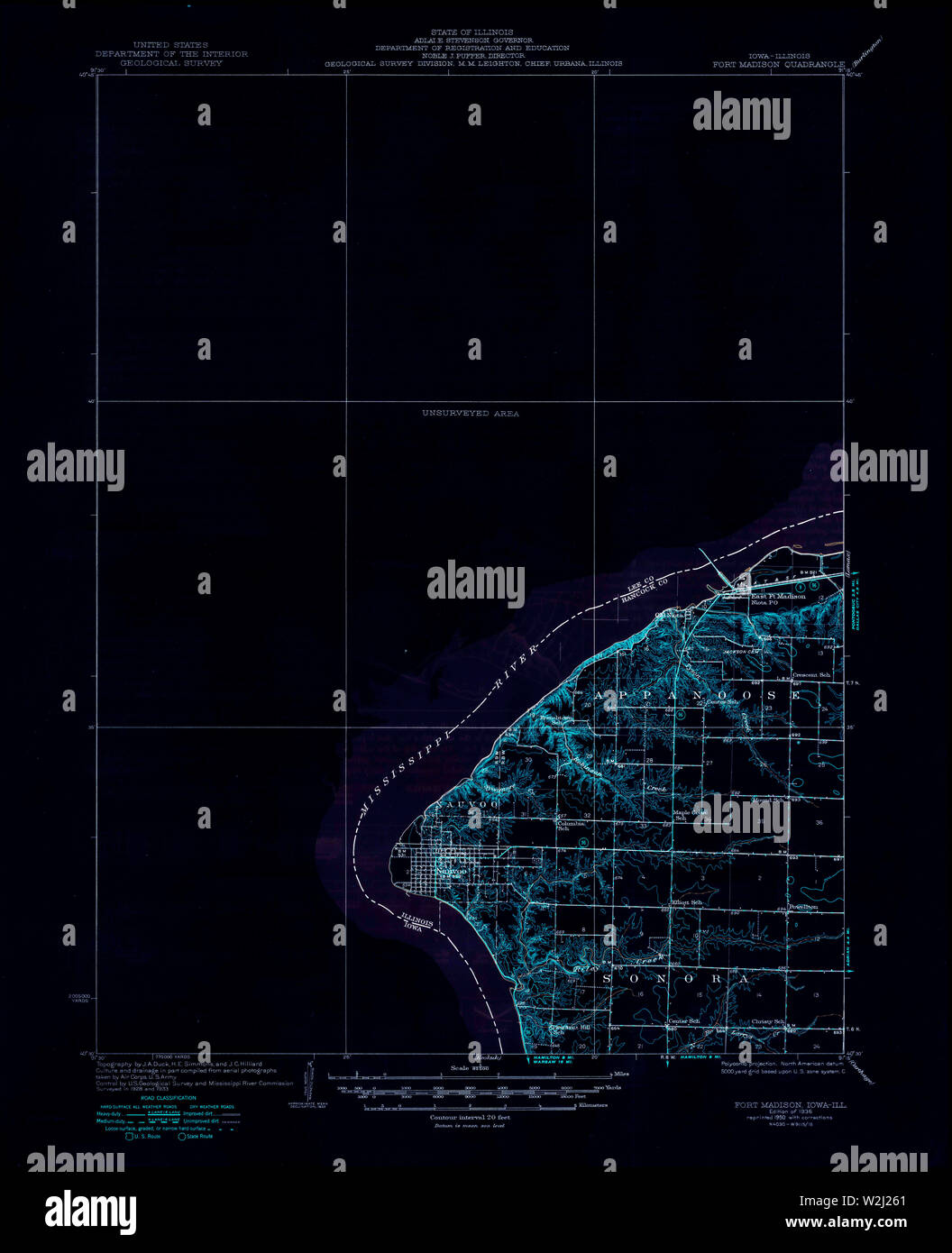 Map of fort madison hires stock photography and images Alamy