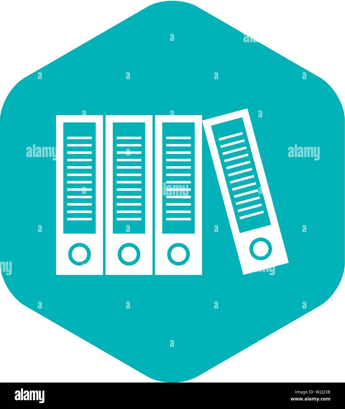 Office folders icon, simple style Stock Vector Image & Art - Alamy