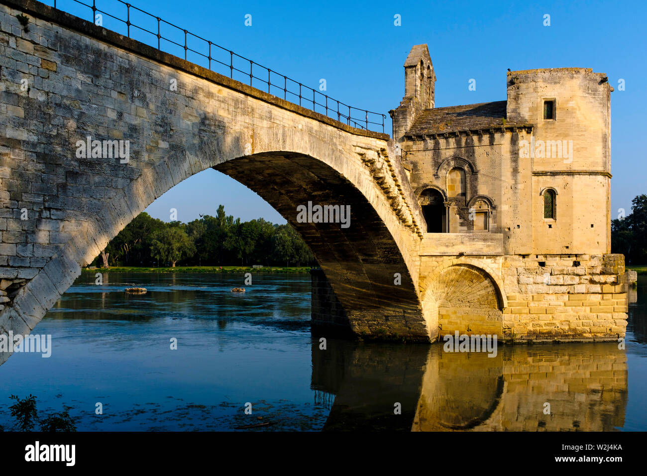 Pont Saint-Bénézet, Avignon, Southern France Stock Photo