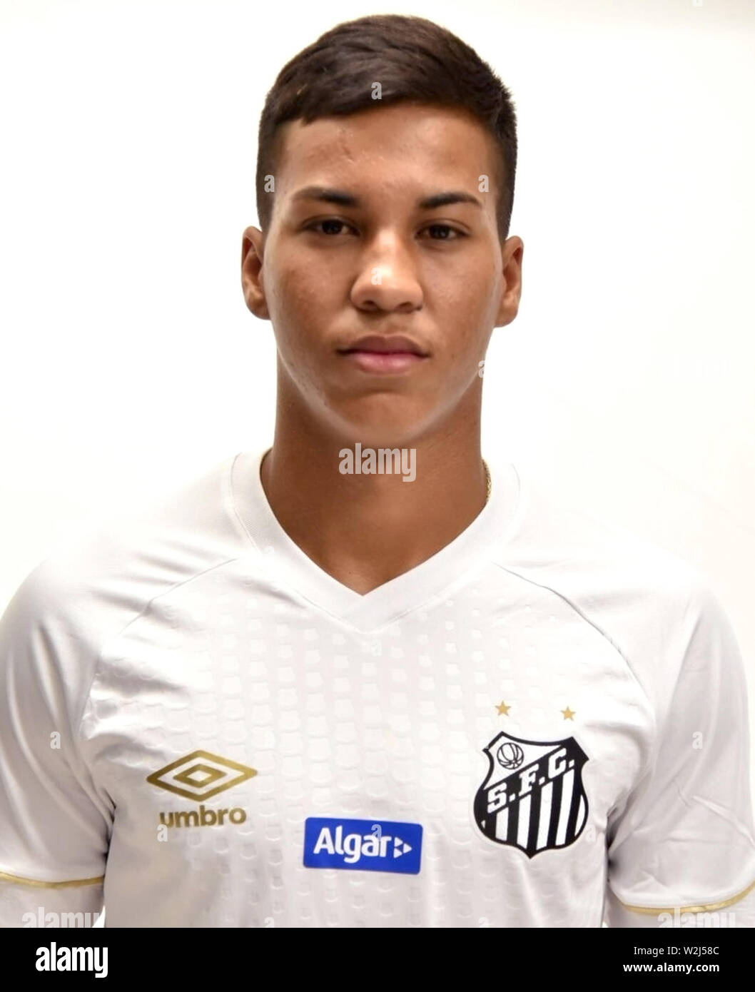 Brazilian Football League Serie A - Brasileirao Assai 2019 / ( Santos Futebol Clube ) -  Kaio Jorge Pinto Ramos Stock Photo