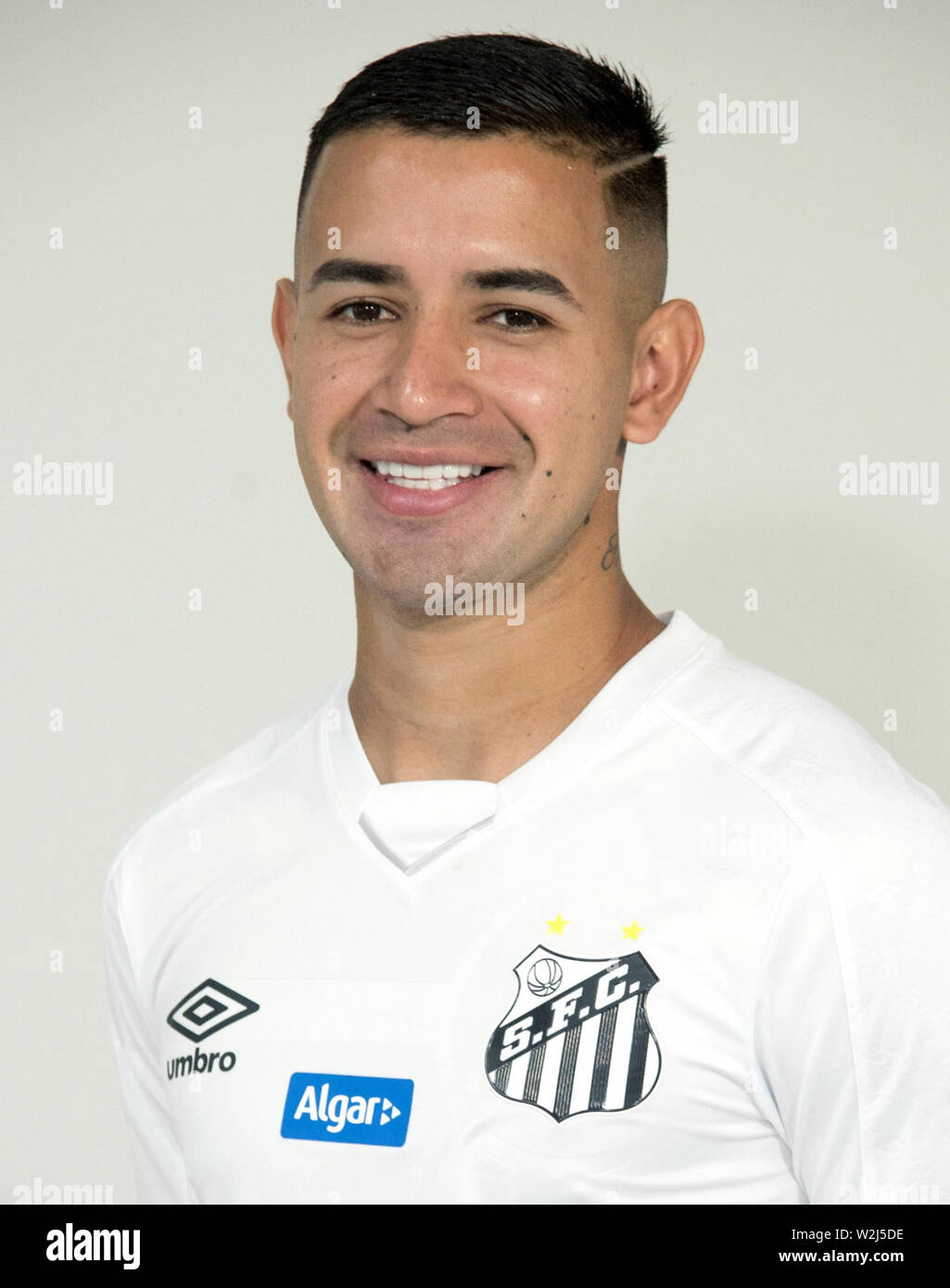 Brazilian Football League Serie A - Brasileirao Assai 2019 / ( Santos  Futebol Clube ) - Fernando Uribe Hincapie Stock Photo - Alamy