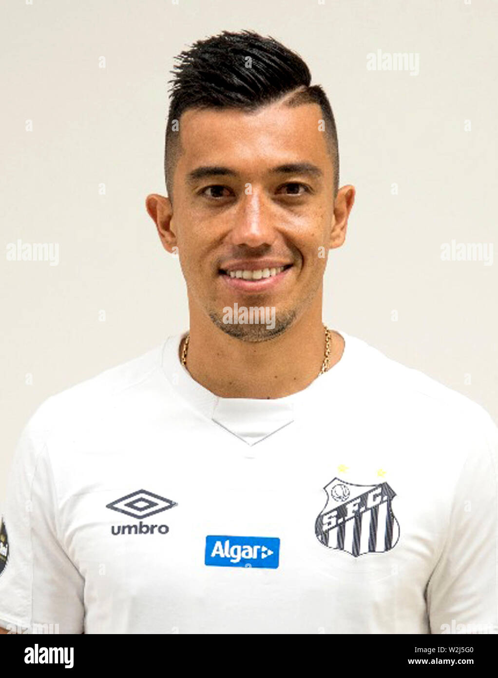 Brazilian Football League Serie A - Brasileirao Assai 2019 / ( Santos  Futebol Clube ) - Fernando Uribe Hincapie Stock Photo - Alamy