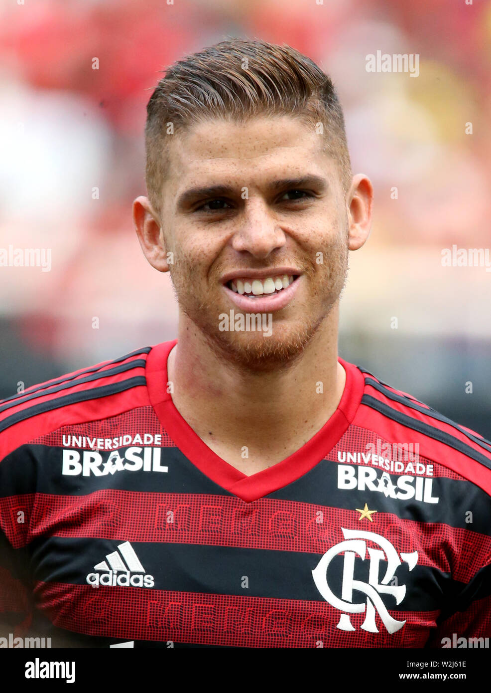 Brazilian Football League Serie A - Brasileirao Assai 2019 / ( Clube de Regatas do Flamengo ) -  Gustavo Leonardo Cuellar Gallegos Stock Photo
