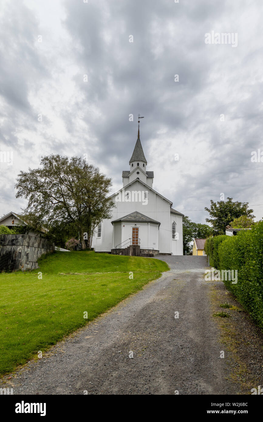 Skåre Church, Haugesund,Norway Stock Photo