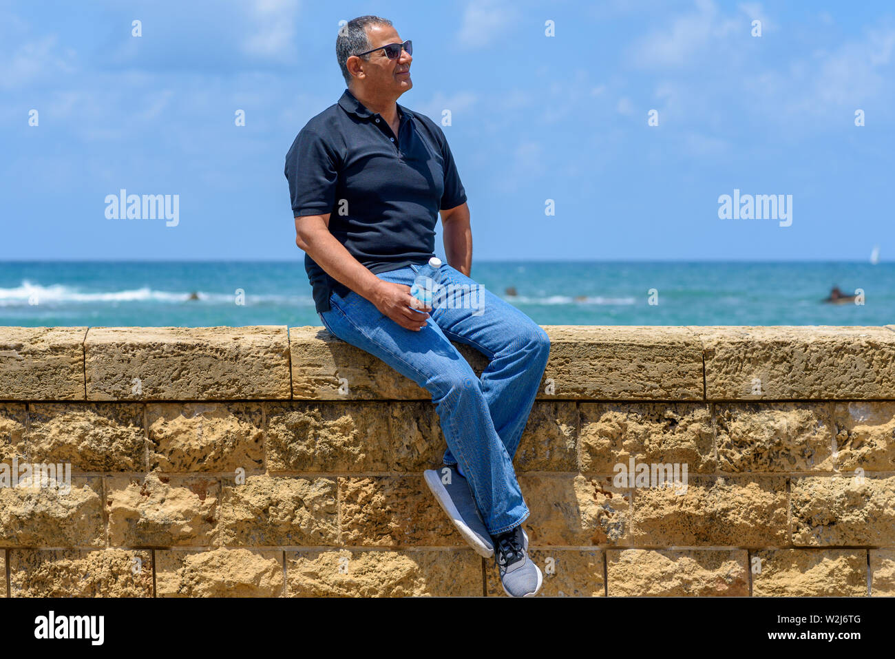 jeans for elderly man