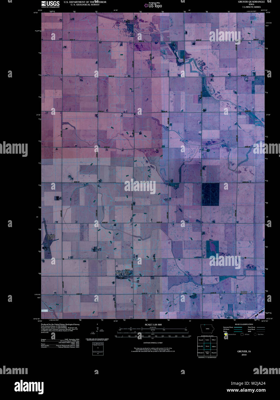Gruver map hires stock photography and images Alamy