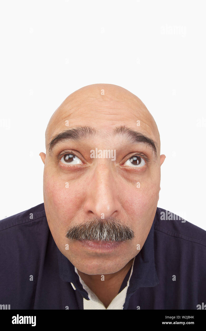 Bald man balding man humour hi-res stock photography and images - Alamy