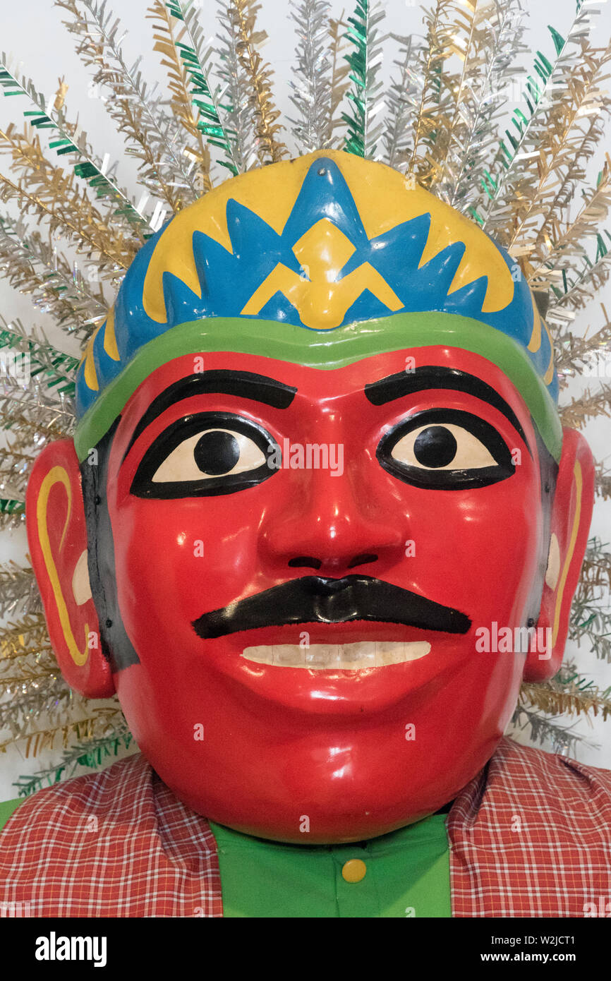 Giant puppet figure in the Wayang Museum in Jakarta, Indonesia Stock Photo
