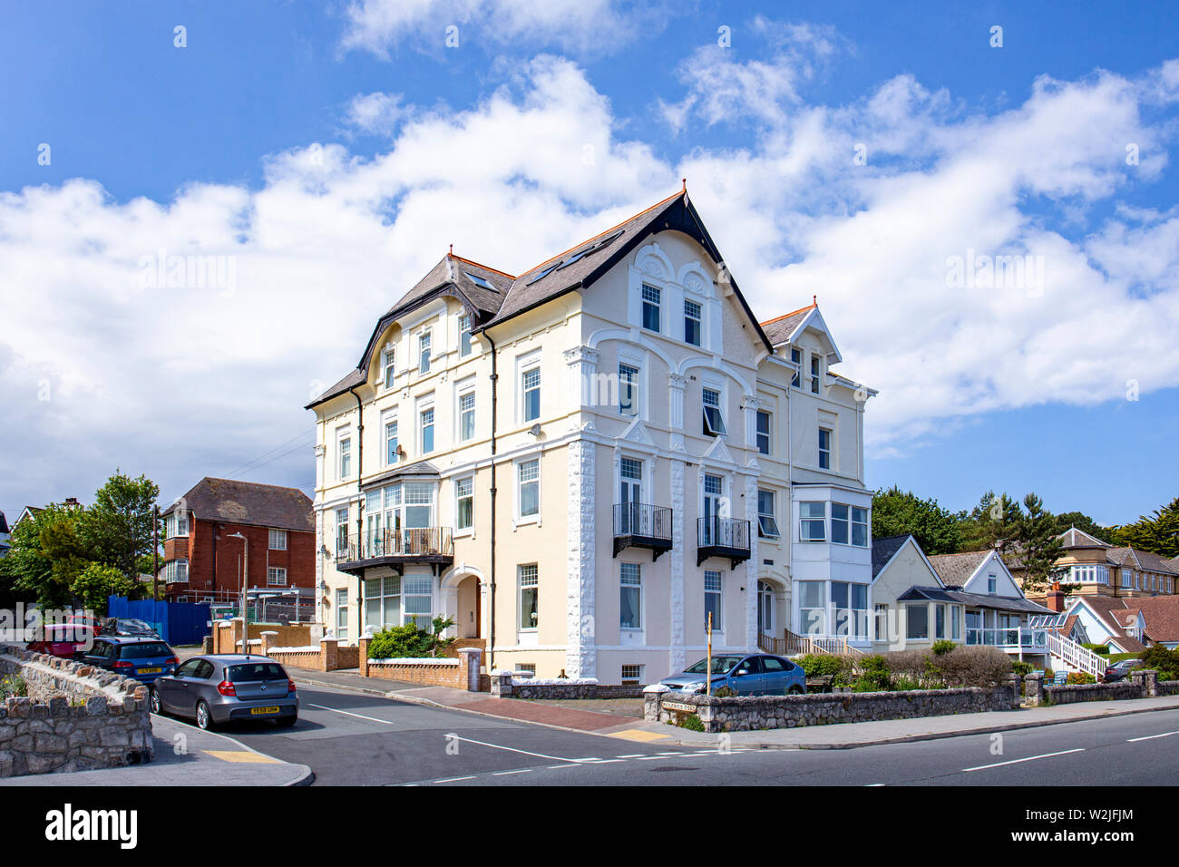 Seacrest former hotel, now apartments in Colwyn Bay Conwy Wales UK