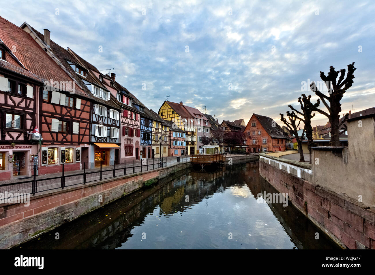 The little Venice in the Alsatian town of Colmar, Haut-Rhin, Grand Est, France, Europe. Stock Photo