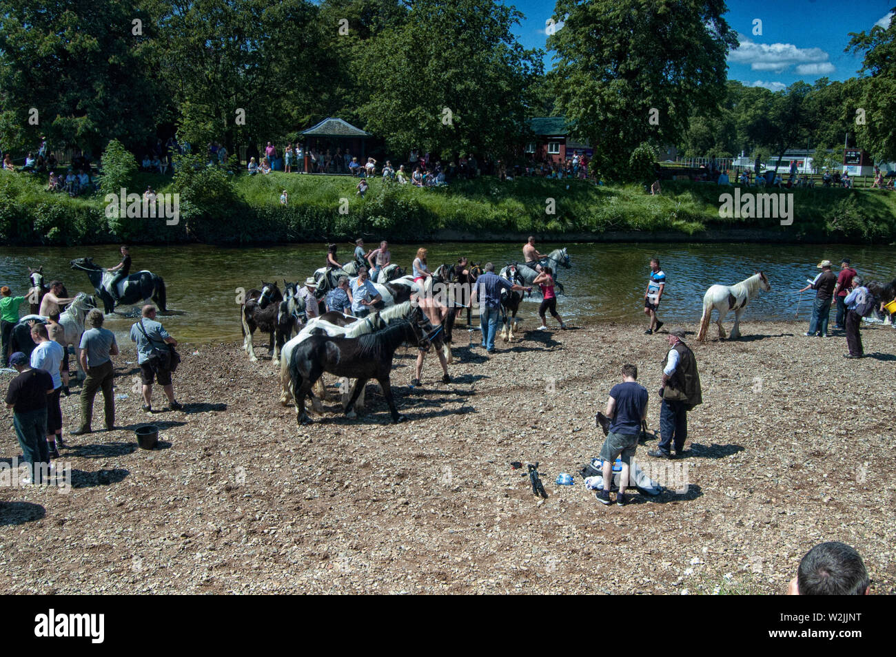 Appleby Horse Fair Stock Photo