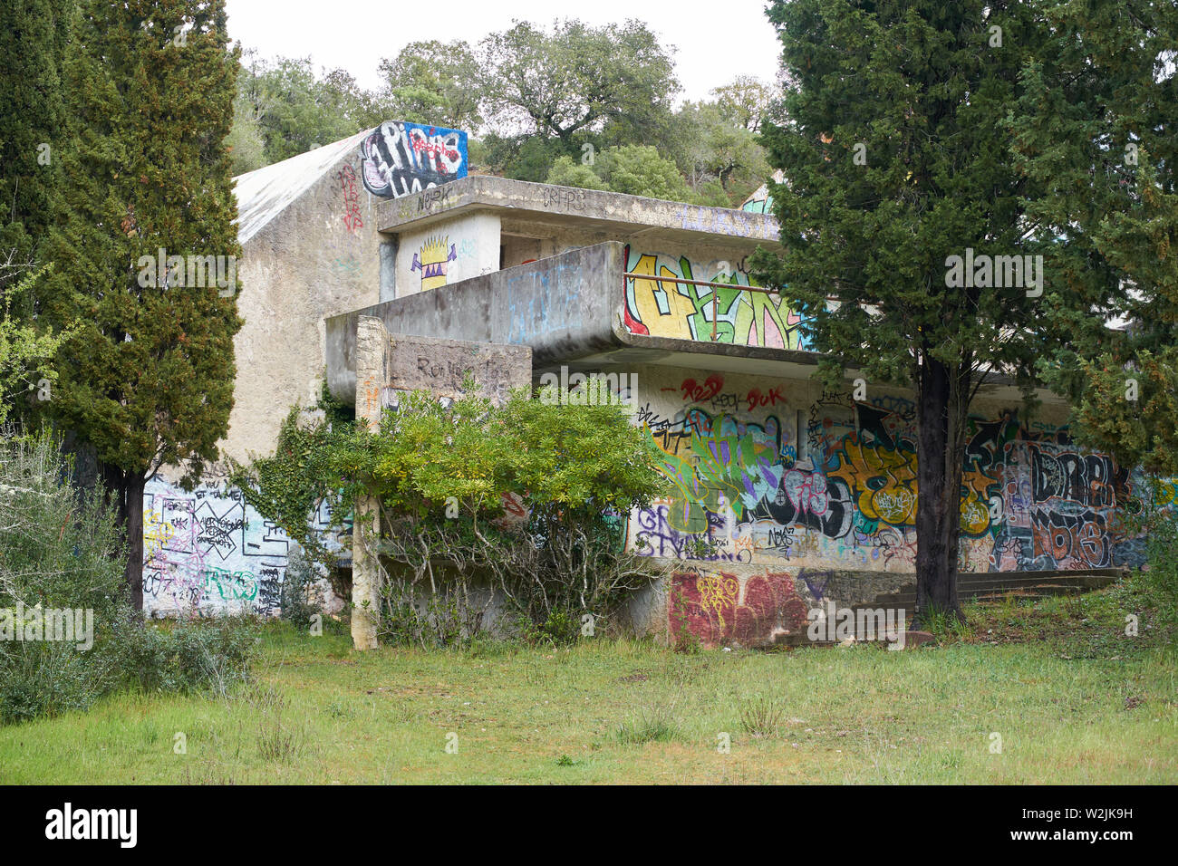 MandelieuLa Napoule, France April 04, 2019 Street art on the walls