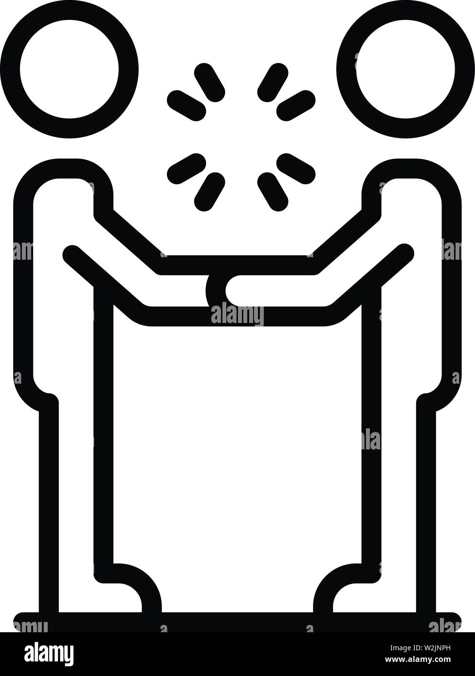 Crowdfunding partner icon, outline style Stock Vector Image & Art - Alamy