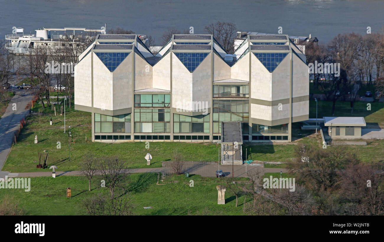 Museum of Contemporary Art Building in Belgrade Serbia Stock Photo - Alamy