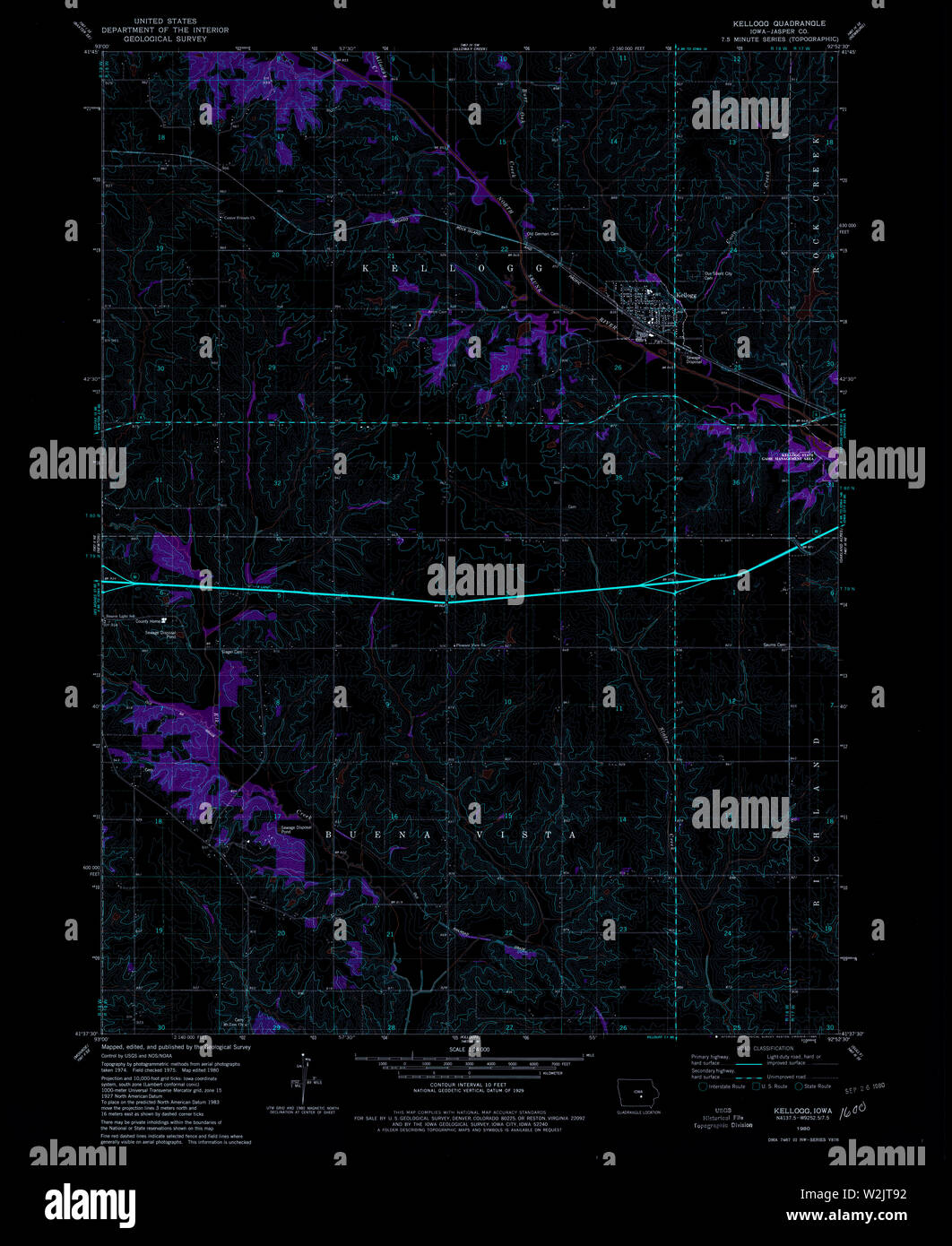Map of kellogg hires stock photography and images Alamy