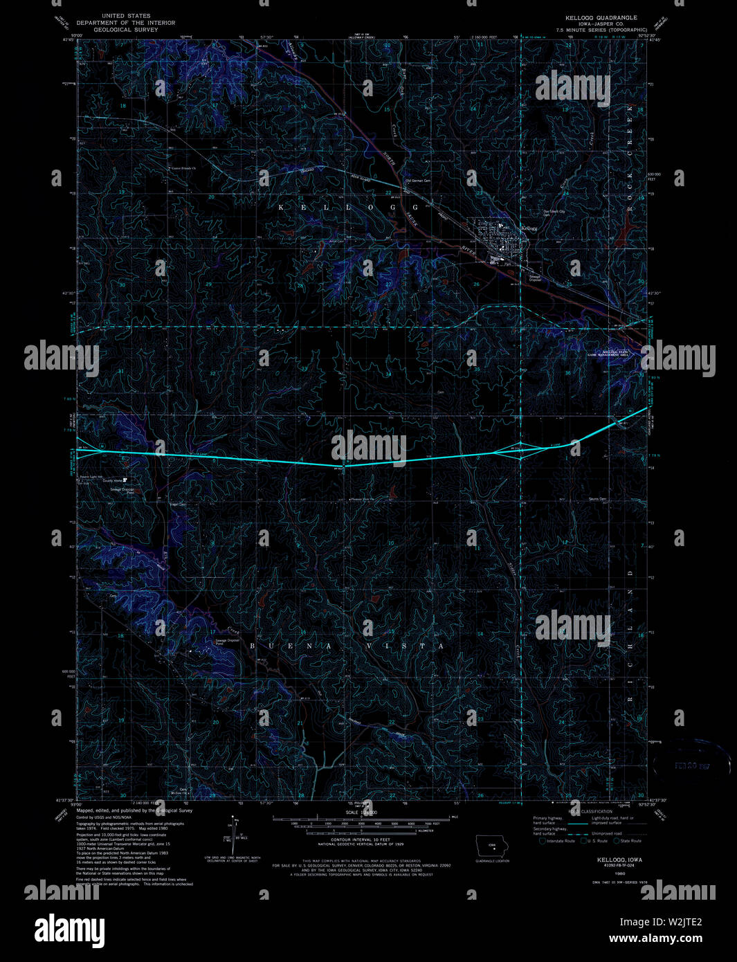 Map of kellogg hires stock photography and images Alamy