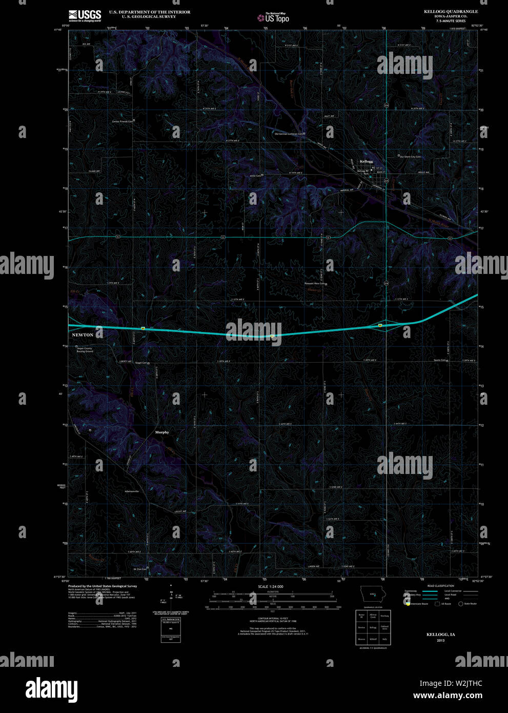 Map of kellogg hires stock photography and images Alamy