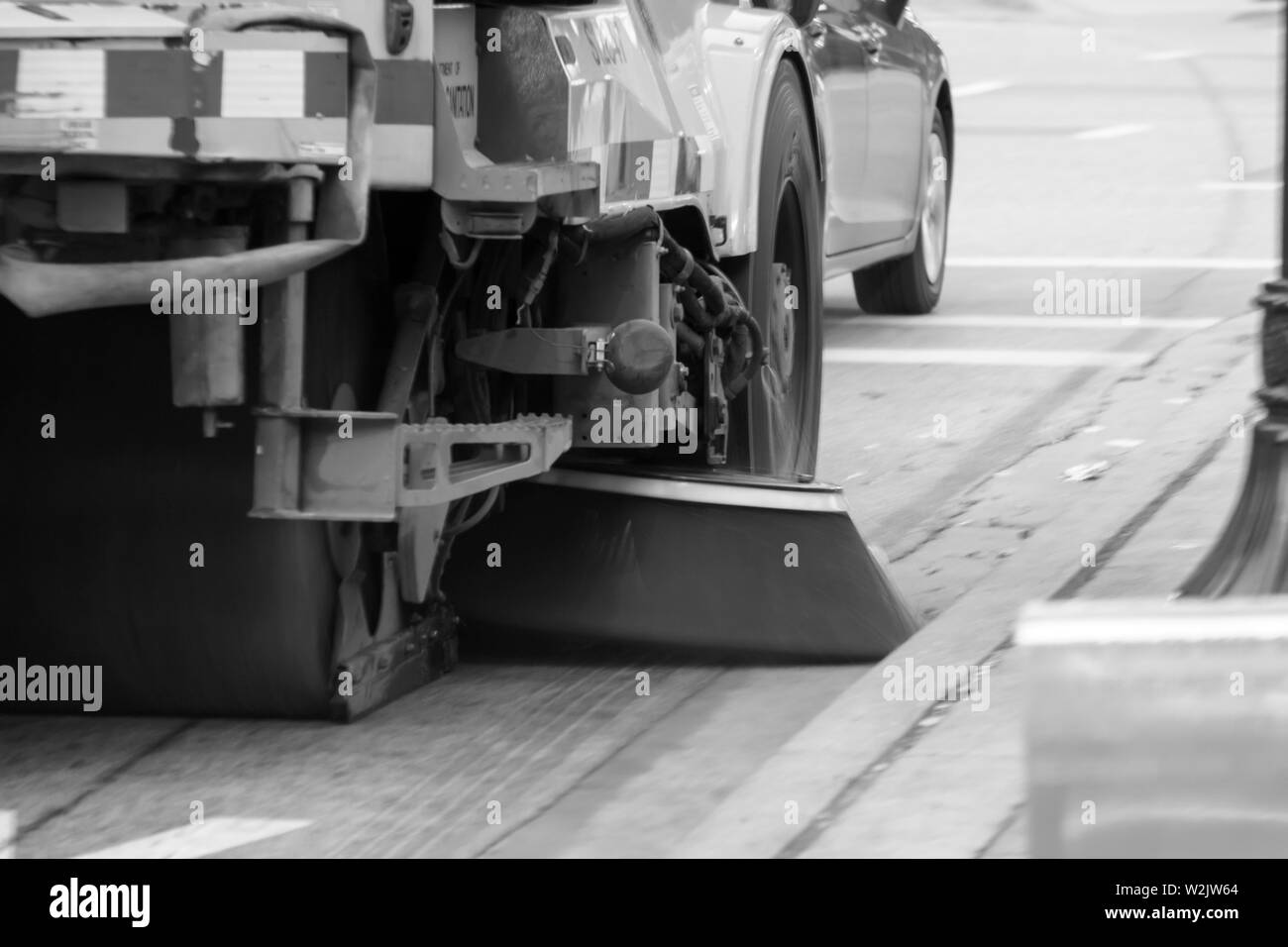 Street worker clean Black and White Stock Photos & Images - Alamy