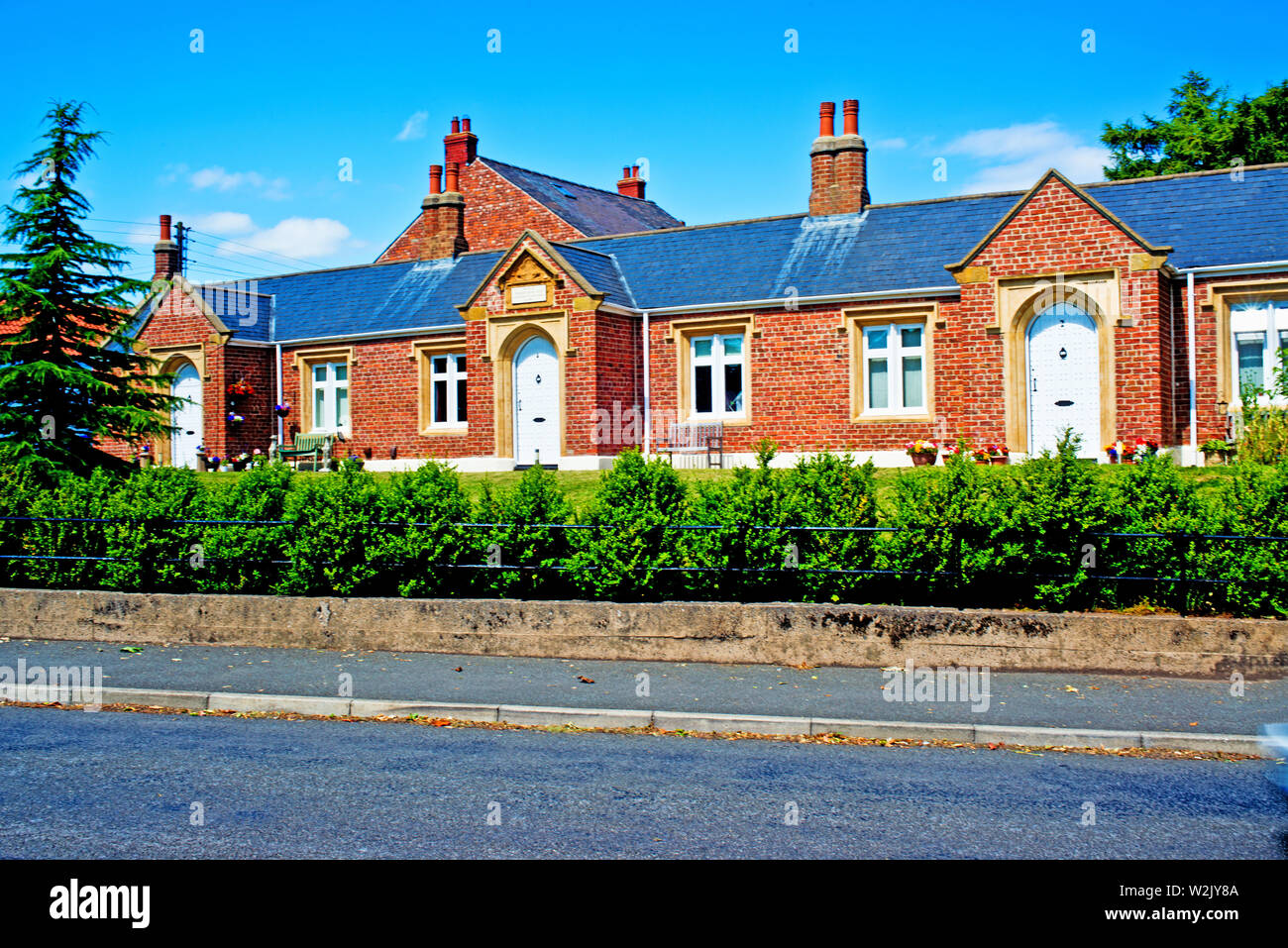 Alms Houses, Wolviston, Billingham on Tees, Cleveland, England Stock