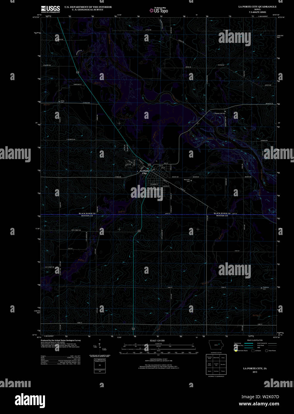 La porte city map hires stock photography and images Alamy