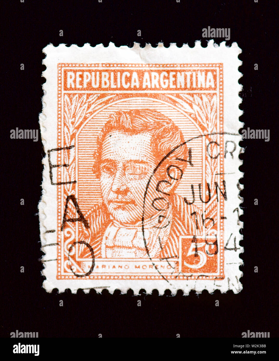 Argentina Postage Stamp - 1937 Stock Photo - Alamy