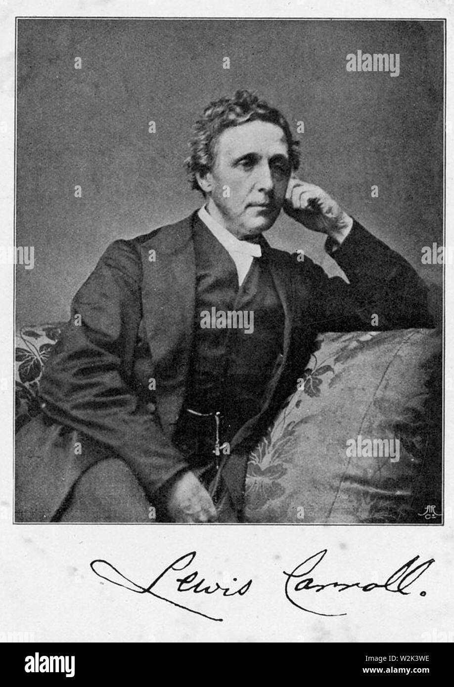 LEWIS CARROLL - Charles Dodgson (1832-1898) English novelist, photographer, mathematician Stock Photo