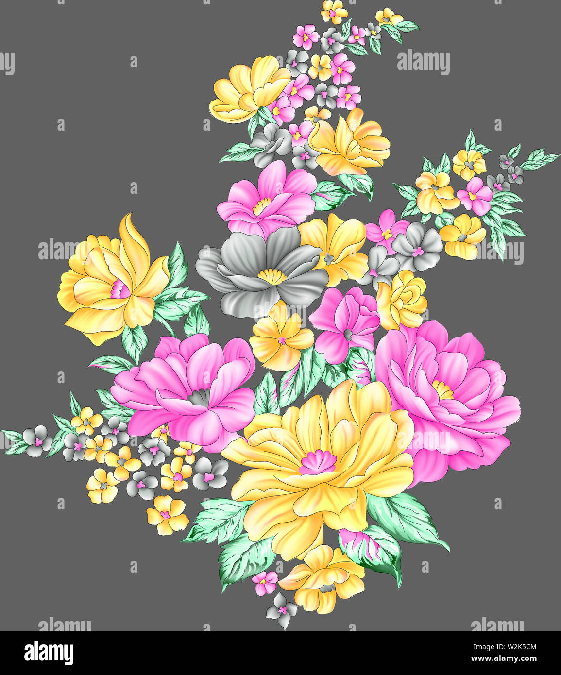 Beautiful Flower Bunch With Beautiful Color Stock Photo Alamy