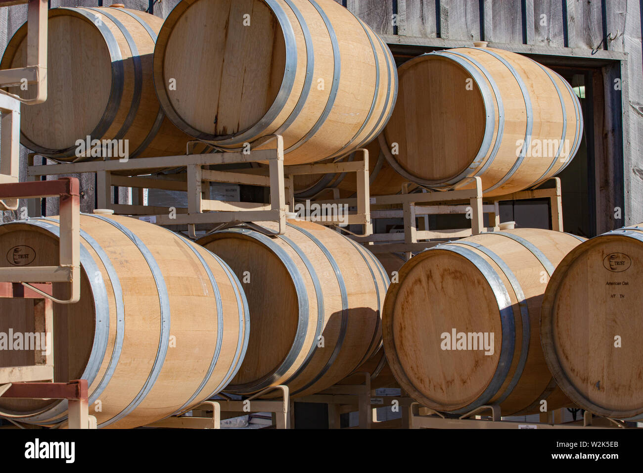 New wine barrels hires stock photography and images Alamy