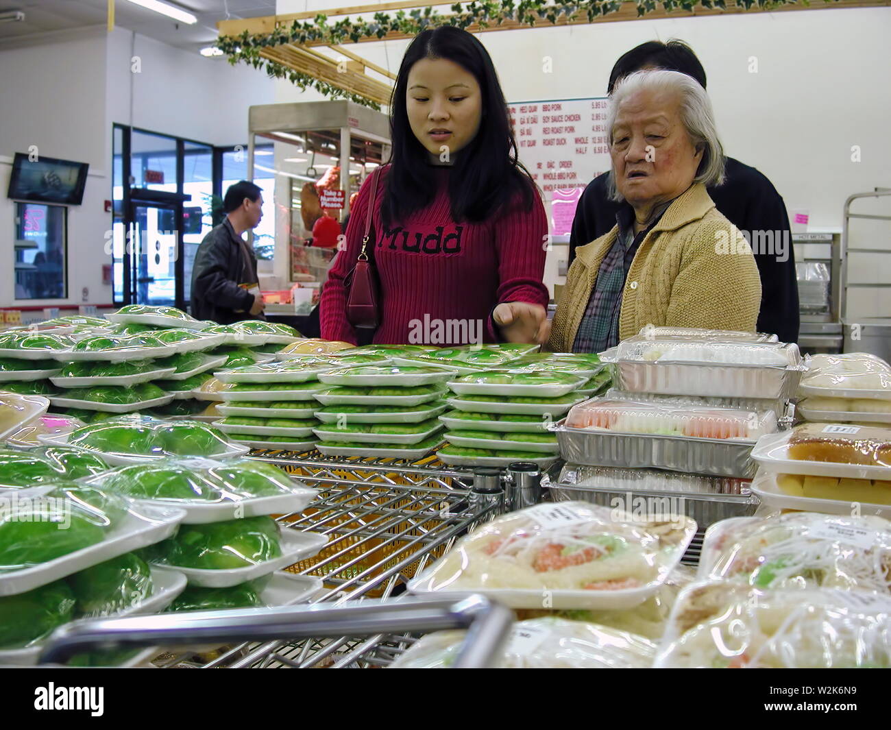 Asian american family mom dad father hires stock photography and