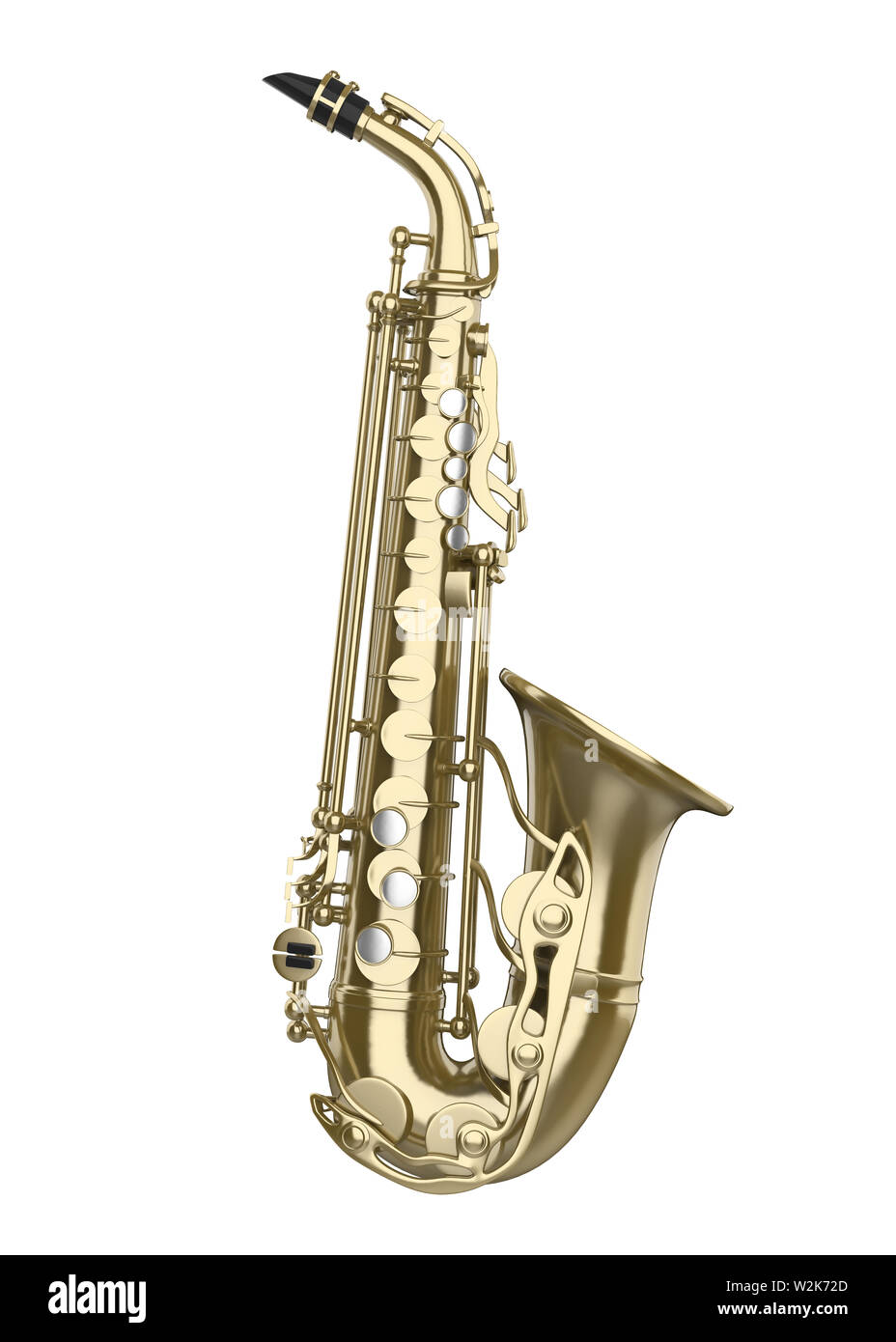 Saxophone Music Instrument Isolated Stock Photo Alamy