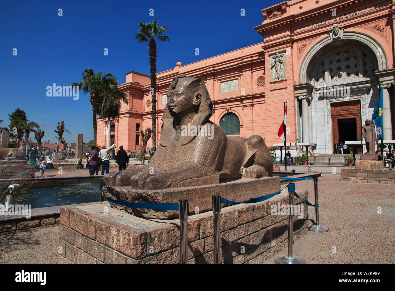 Cairo, Egypt - 05 Mar 2017. National Egyptian Museum in Cairo, Egypt Stock Photo