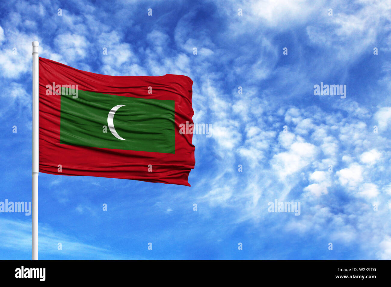 Maldives Flag High Resolution Stock Photography And Images Alamy