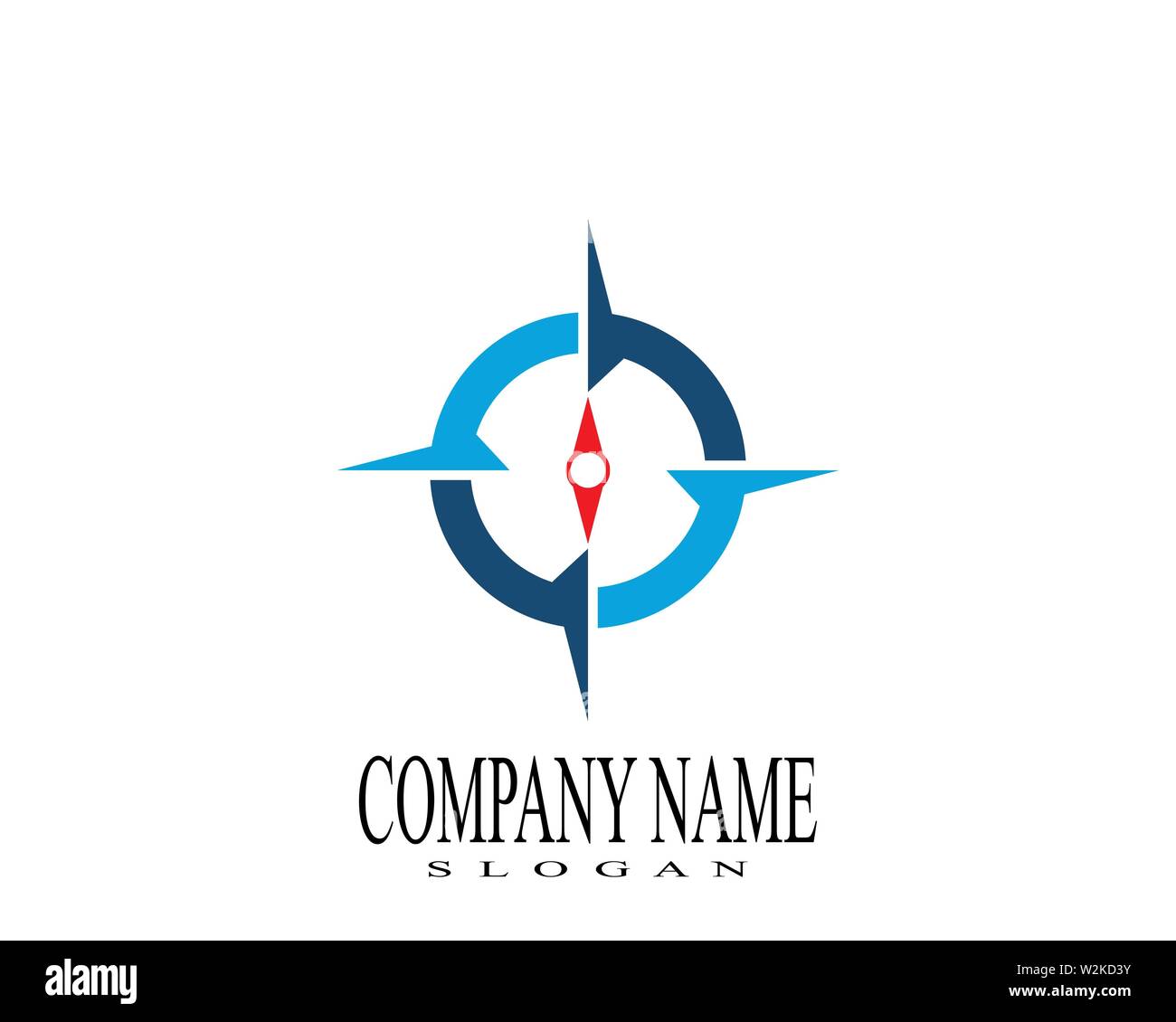 Compass Logo Template vector icon illustration design Stock Photo - Alamy