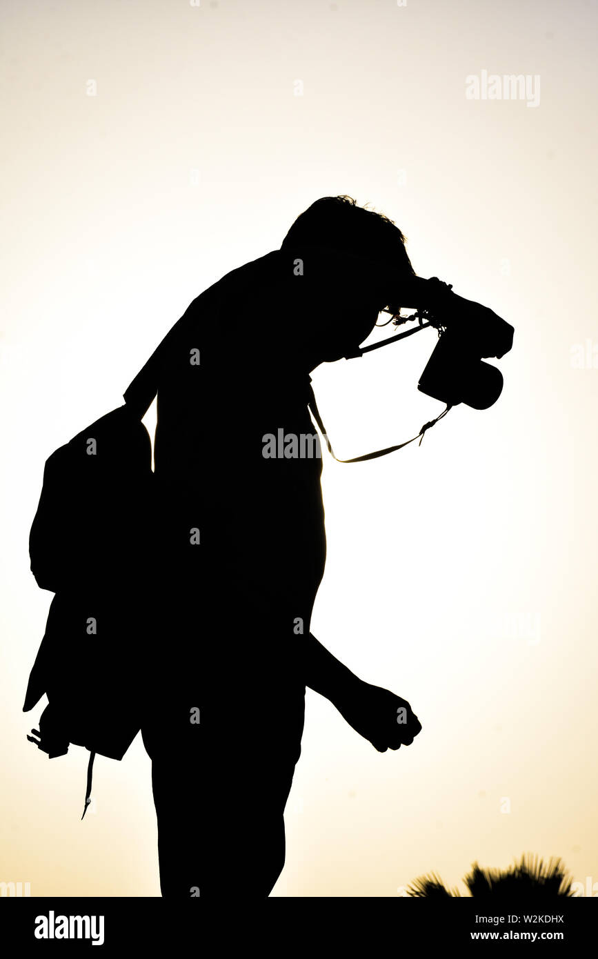 Silhouette photo photographer hi-res stock photography and images - Alamy