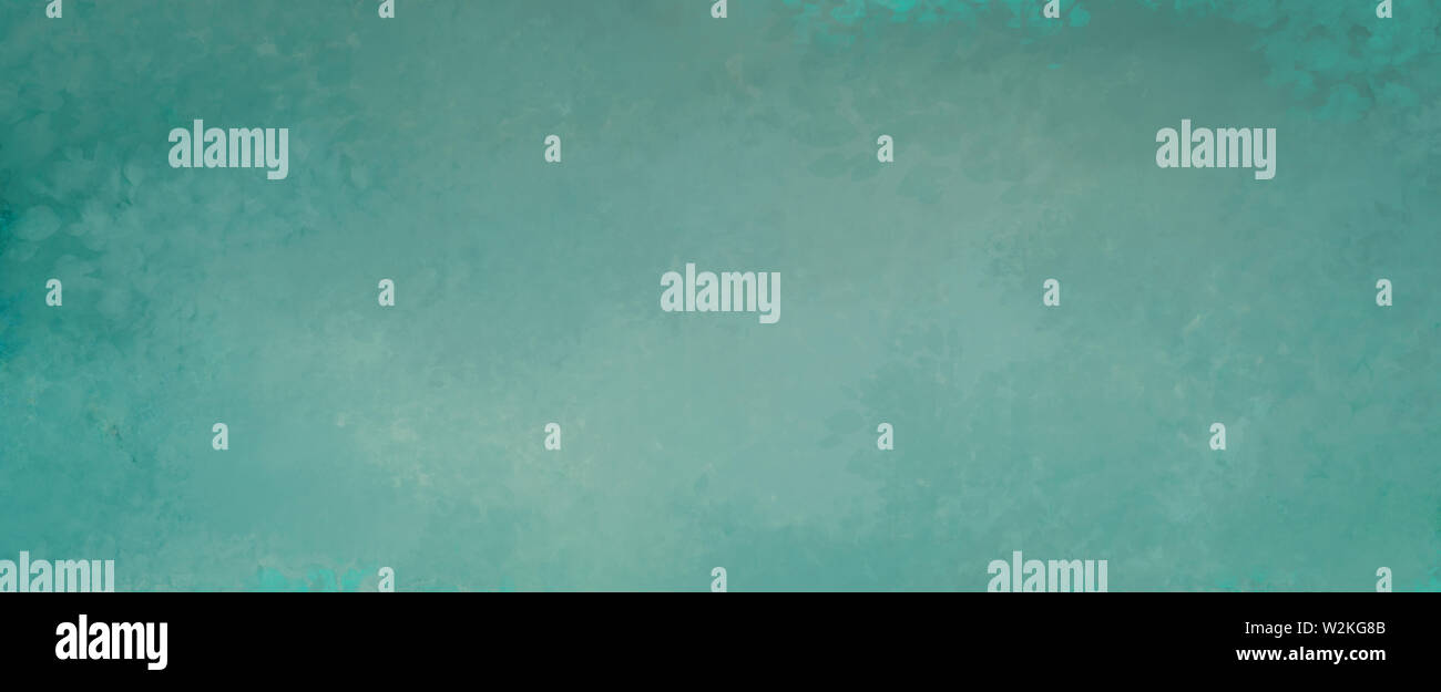 dark blue green background with mottled old grunge and distressed vintage texture design in abstract blank banner design Stock Photo