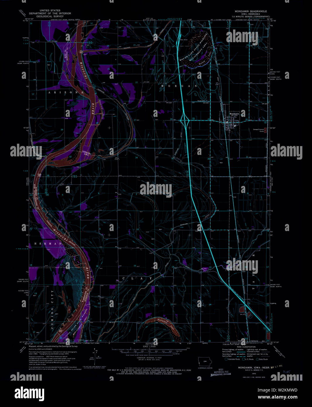 Map of mondamin hires stock photography and images Alamy