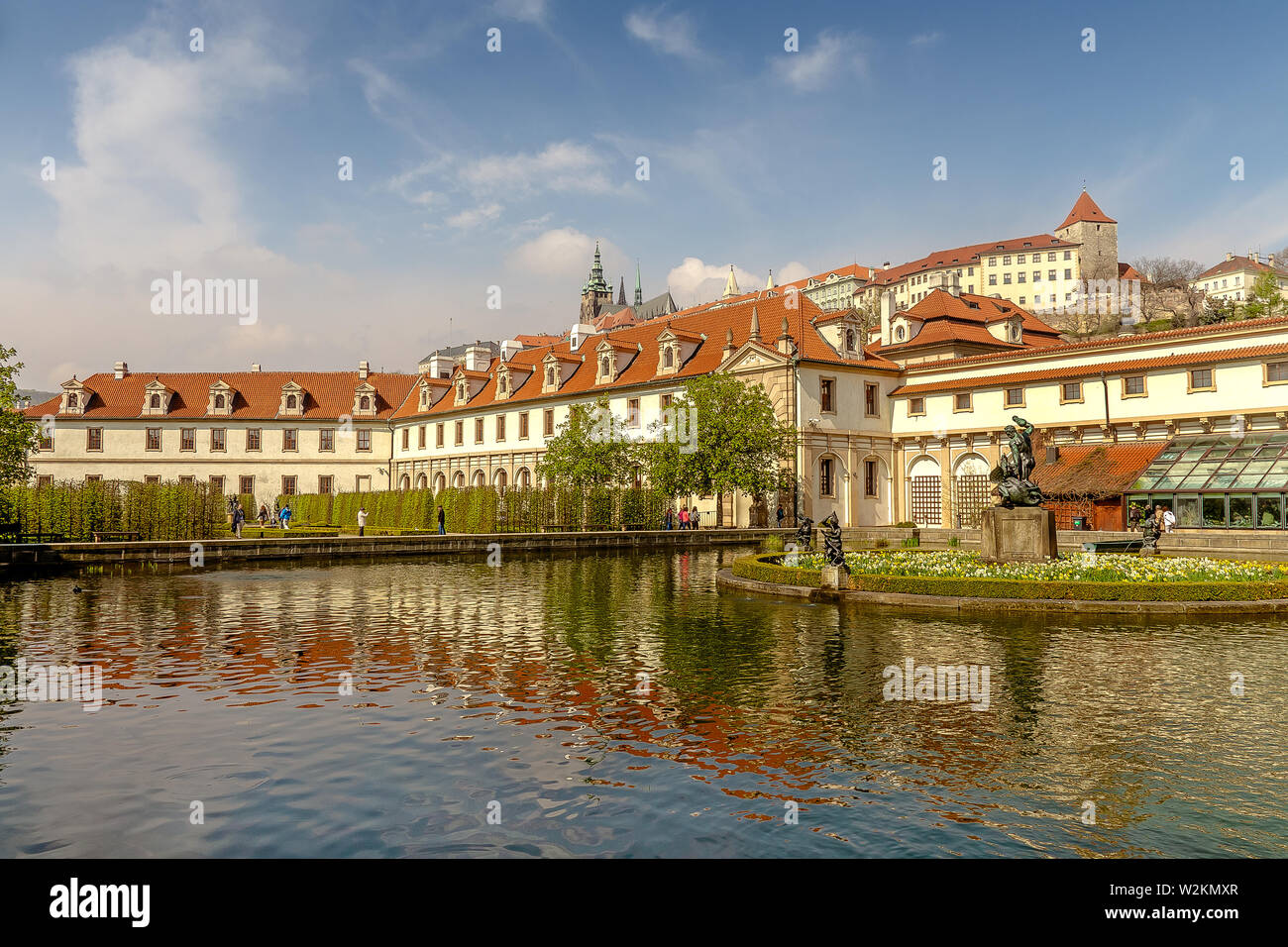 Waldstein Palace and garden in Prague. Czech Republic Stock Photo Alamy